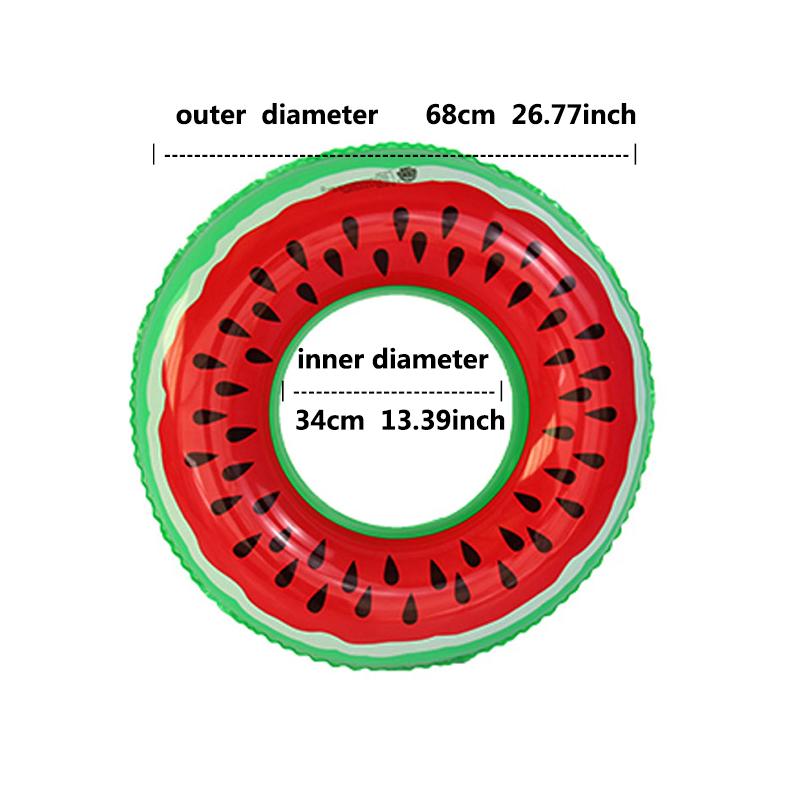 1 st frukt kiwi frukt tryckt uppblåsbar badring barn vuxen strand vattenlek leksak utrustning