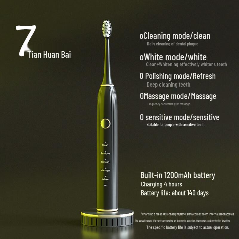 NEMASU CH-908 Adult Sonic Electric Toothbrush Gift Set