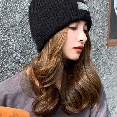 LOOKING4U On the Moment Schriftzug Beanie C2 Schwarz