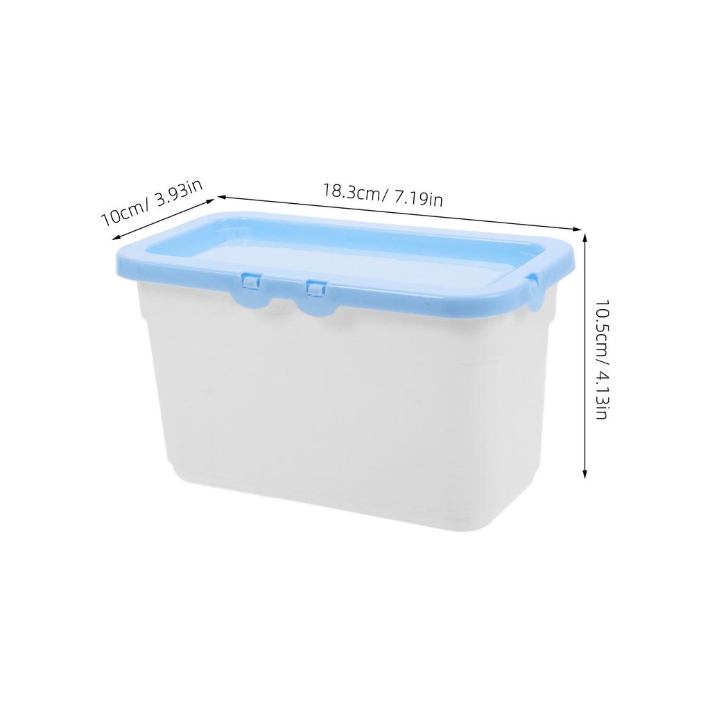 Storage Box for Laundry Pod 60 Count Holder with Lid Modern Design Organizer for Laundry Room Bathroom Washing Powder Beads