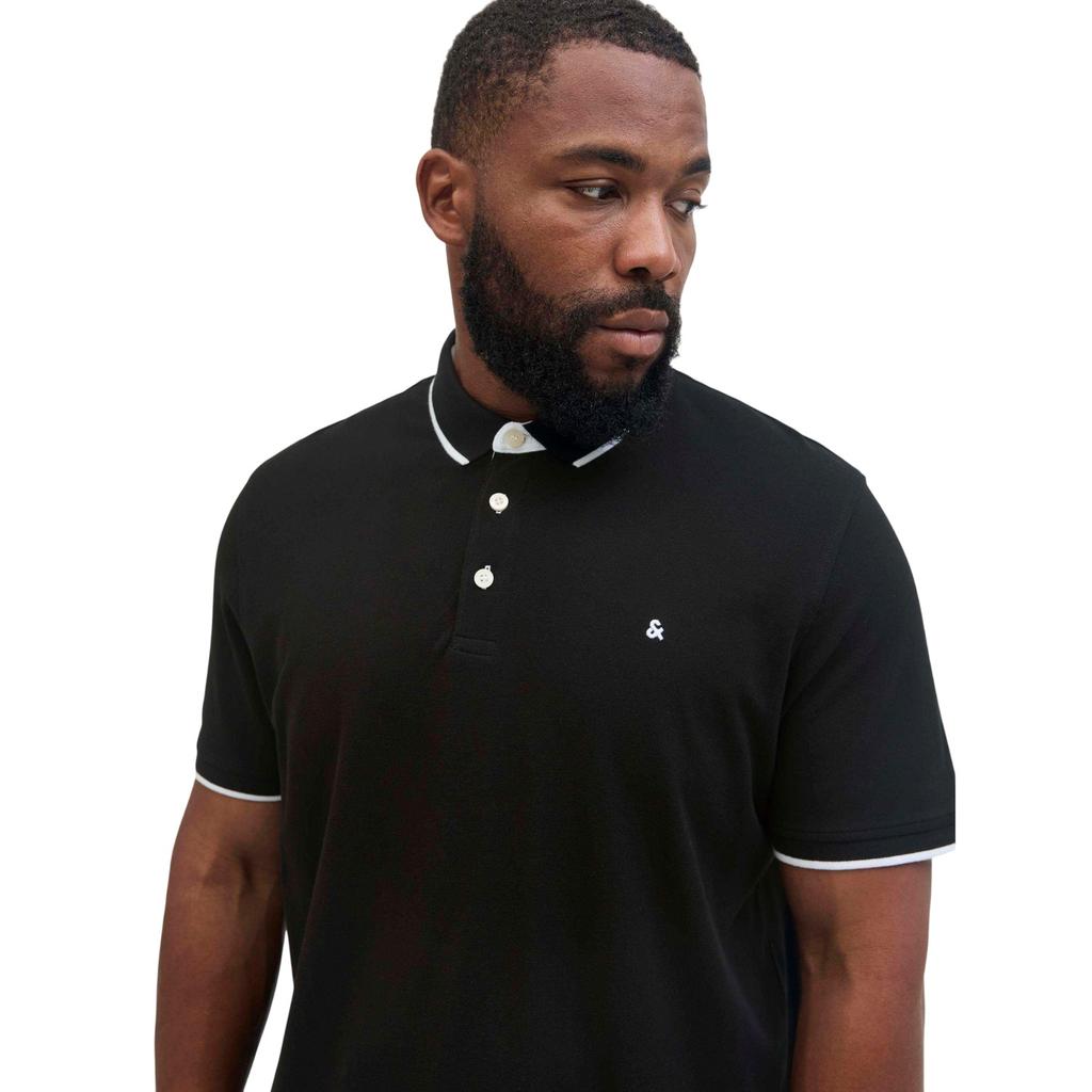Jack And Jones Mens Paulos Organic Cotton Polo Shirt
