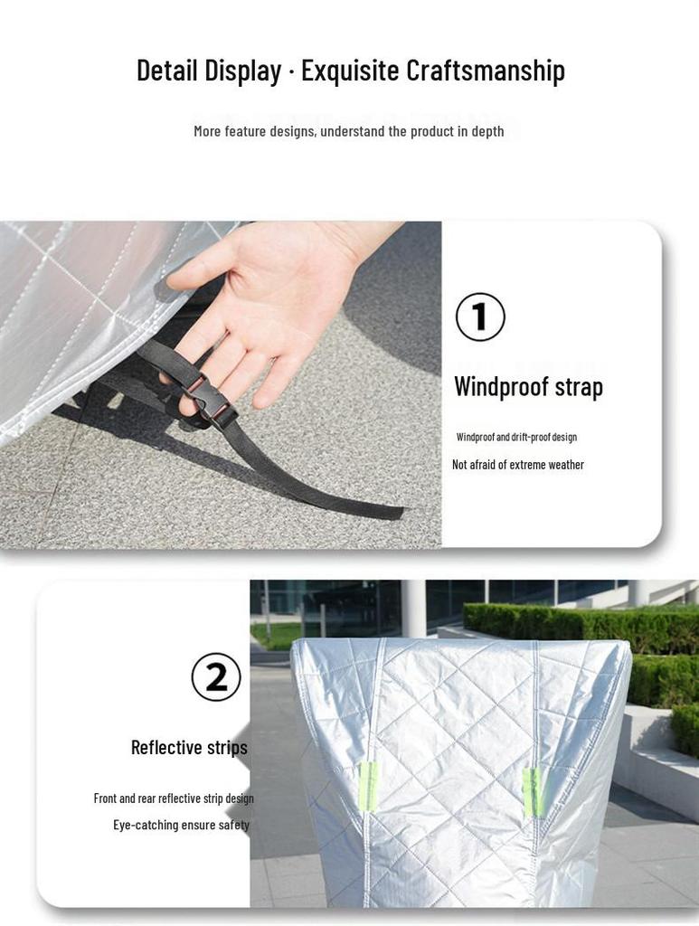 No. 9 E-Series Electric Scooter Winter Cover: Thick, Warm, Weather-Protected for Snow, Rain & Sun