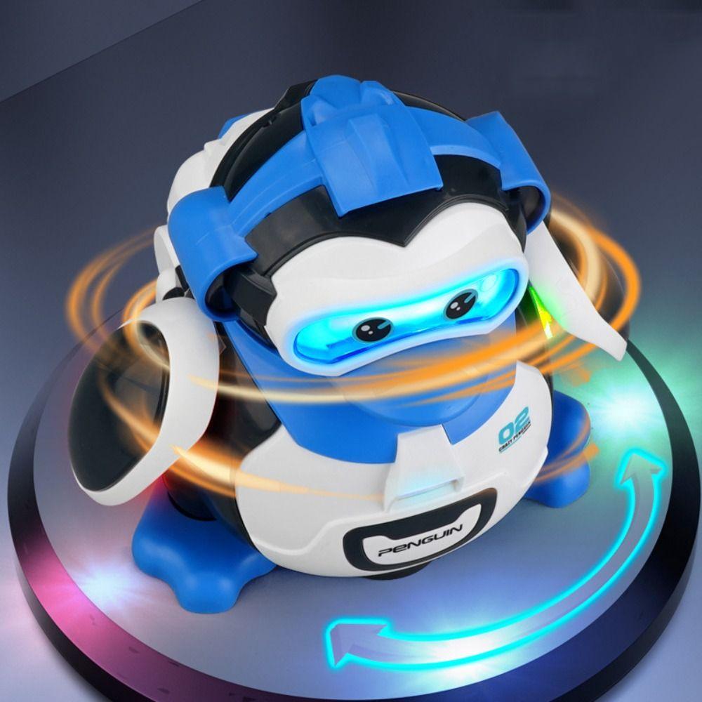 Interactive Penguin Dancing Robot Toys Electronic Mechanical Penguin Simulation Model  Boy Children