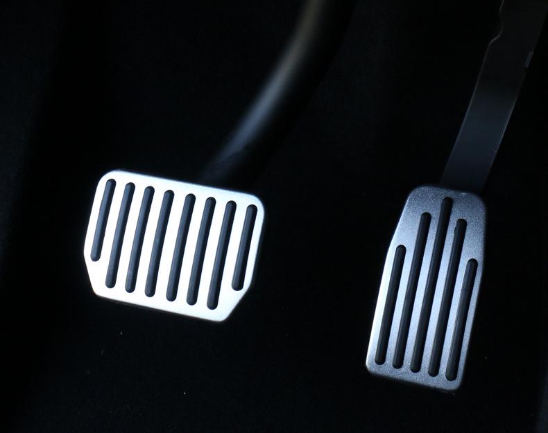 Metal Upgraded Pedals for Tesla Model Y & 3 - Accelerator, Brake, Rest