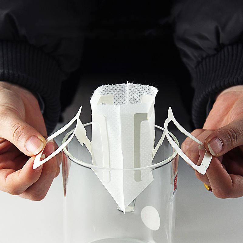 50PCS Coffee Filter Bags Disposable Non-woven Drip Coffee Bag Portafilter Hanging Ear Espresso Coffee Accessories Tea Tool