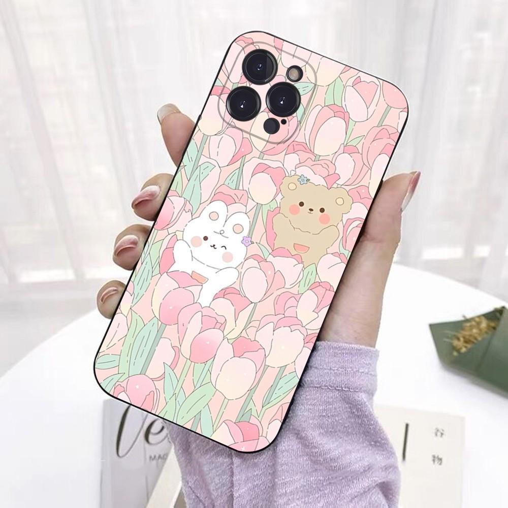 Iphone15 Pro Mobile Phone Case Abstract Illustration Mobile Phone Case Hair Color Painting Anti-Drop For Anti-Drop Mobile Phone