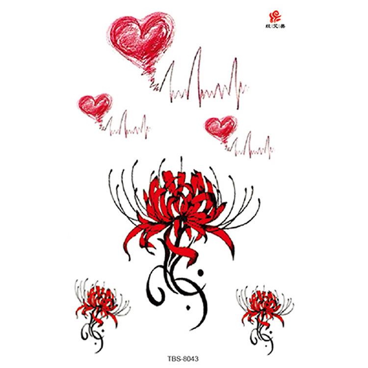 High Quality Waterproof Women's Sexy Flower Animal Tribal Temporary Body Art Tattoos Tattoo Stickers