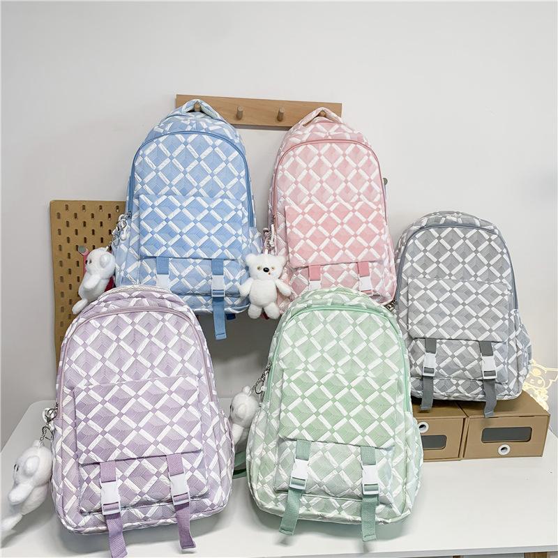 Schoolbag schoolbag for girls and college students Original niche design backpack 1011 New junior high school student versatile backpack
