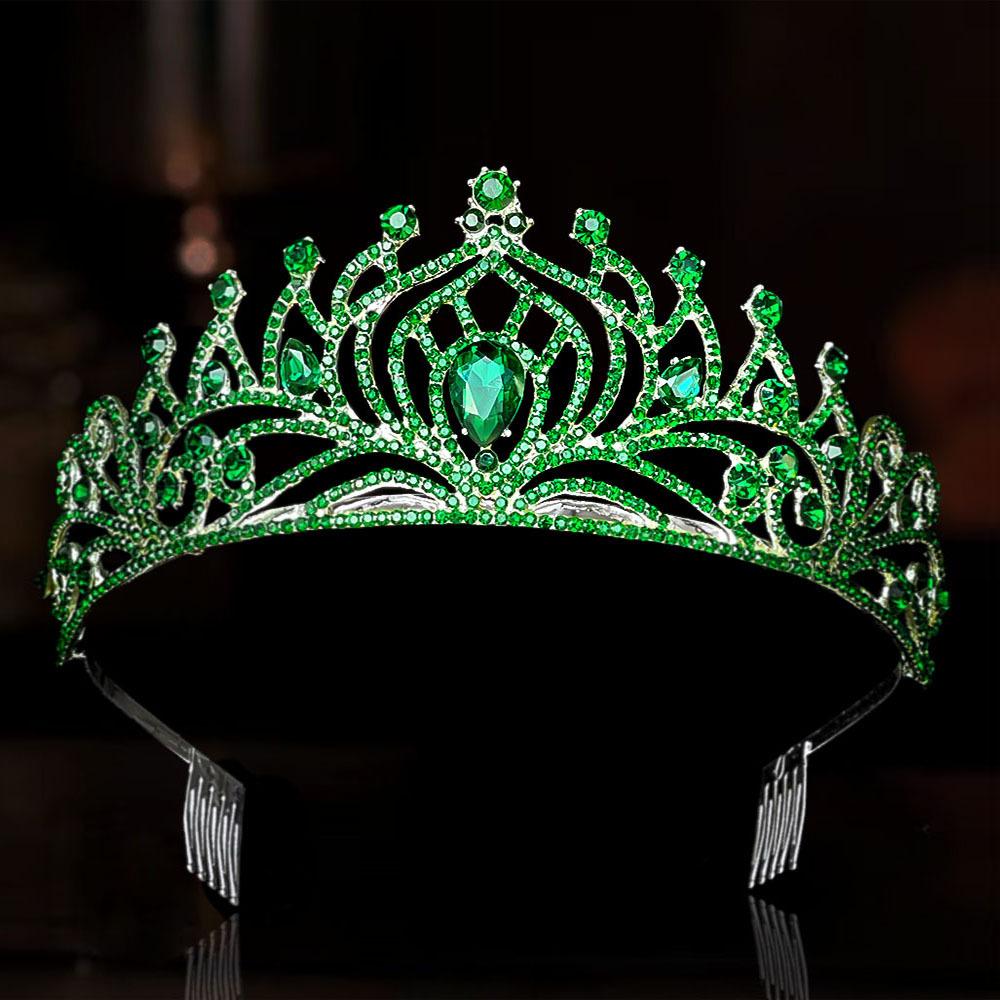 Корона Невесты Роскошная Корона, Инкрустированная Бриллиантами и Стразами, Свадебное Пышное Платье, Свадебные Аксессуары, Корона