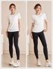 Women's Plus Size Slimming Quick-Dry Yoga T-Shirt - Short Sleeve Sports Top for Running & Gym