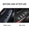 4-Piece Window Lifter Switch Panel Set for Lexus NX 300H/200T (Right-Hand Drive)