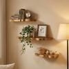 Rustic Cloud Shaped Wall Display Shelves Wall Mounted Plant Stand Picture Display Rack  Kitchen