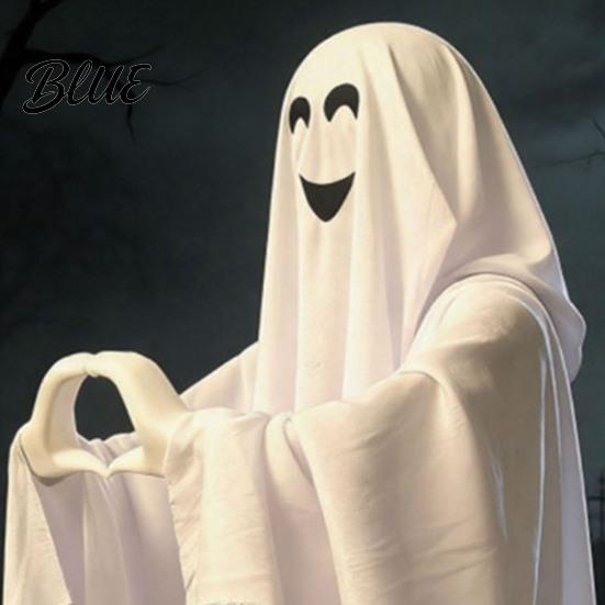 Halloween Courtyard Decor Ghost Pendant Heart Hand Gesture Cloaked Messenger Statue Luminous Eyes Pendant Light Up Outdoor Lawn Ornament,