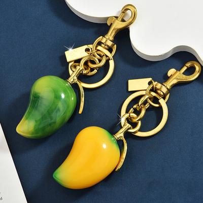 Pingente de Chaveiro Resina Sólida Design de Manga Chaveiro com Fecho Lagosta Antioxidação Pequeno Charme para Bolsa