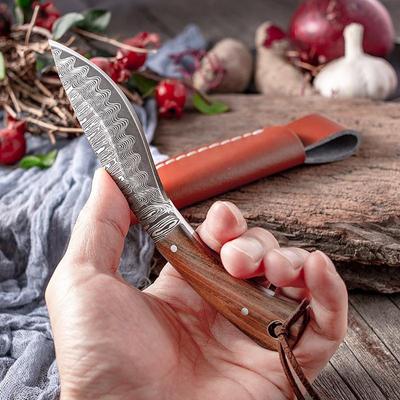 TOP Kitchen Knives Professional Bonings Knive Meat SlaughterS Kitchen Knife Butcher Lamb Cattle Bleeding Knife Eviscerating Bone Meat Knife