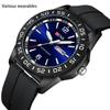 Quartz Watch Student Dual Calendar Classic Simple Bar Nail Scale Waterproof Quartz Watch