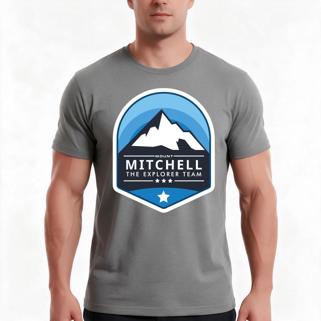 Mount Mitchell Hiking Explorer Team TShirt Summer Casual Cotton Tee Oversized Streetwear Tops Vintage Graphic Print