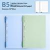 B5 Thickened Loose-leaf Cornell Notebook for Exam Prep: Ideal for High School & Postgraduate Students