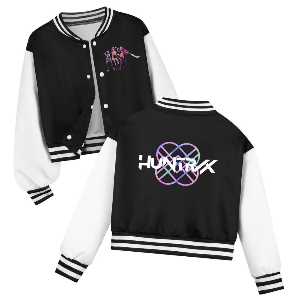 

Детская куртка-бомбер с длинными рукавами и принтом аниме-мультфильма, поп-певицы, суперзвезды Руми Зои Миры 110cm чёрный