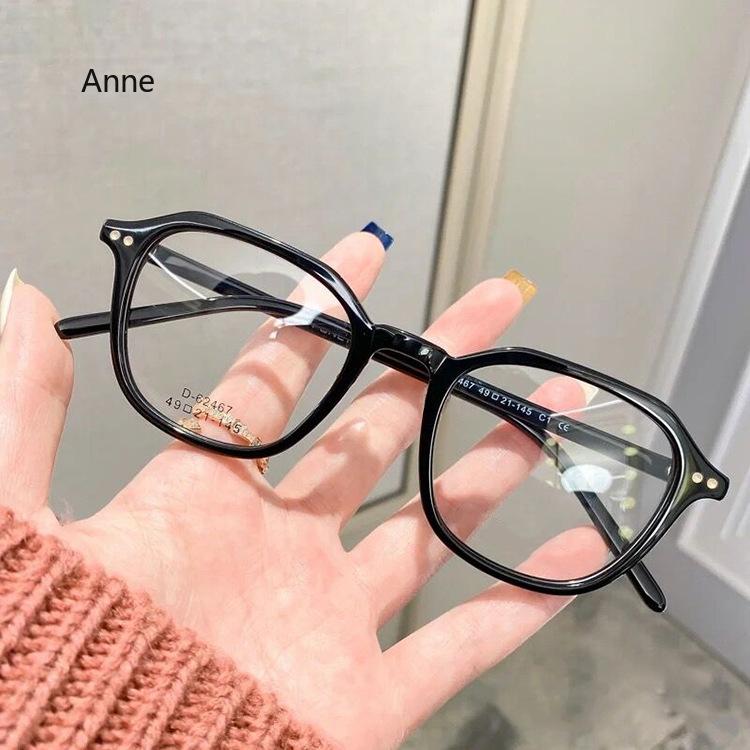 Casual Retro Square Eyeglasses Frame Male Plain Clear Lens  Transparent Lens Casual Glasses Men Women Eyeglasses Gafas