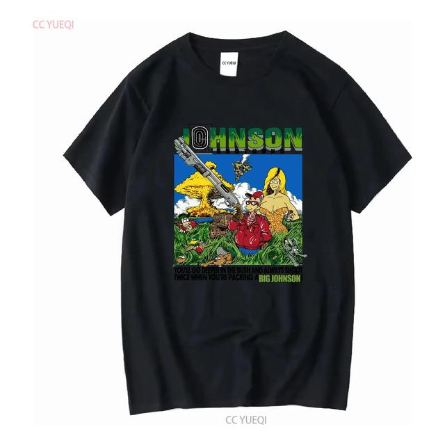 T-shirt with Big Johnson Cartoon Print S