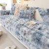 Warm Winter Sofa Mat Thicken Rabbit Plush Sofa Cover Universal Non-slip Sofa Towel Washable Sofas Cushion for Living Room