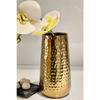 Metal Flower Vase for Home Decor and Living Room Vintage Decor Antique Decor for Home Décor (Gold)