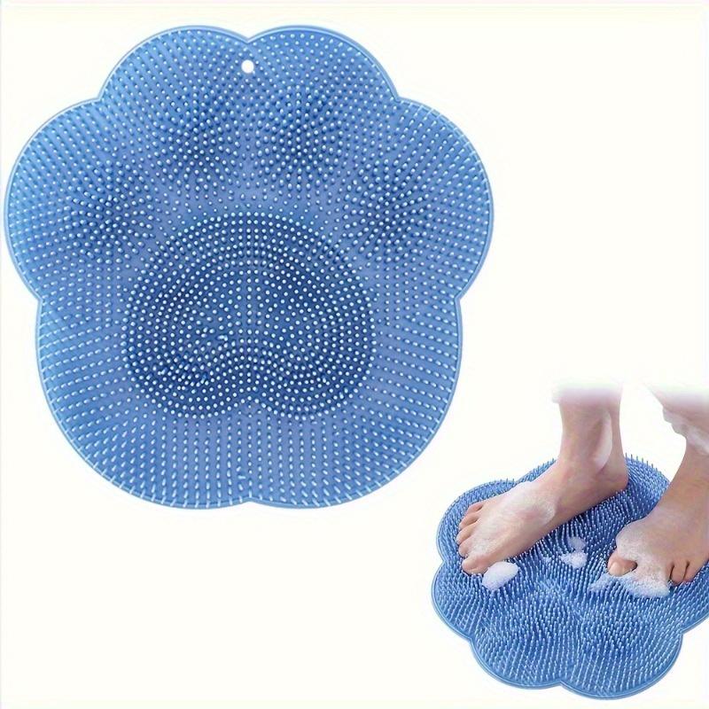 1pc Silicone Mat for Scrubbing Feet And Back - Slip-Resistant, Easy To Clean Bath Massage Pad Designed for Better Exfoliation And Relaxation