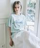 Nigaennikol Nicole Butterfly Sleeve Top_Mint Gray