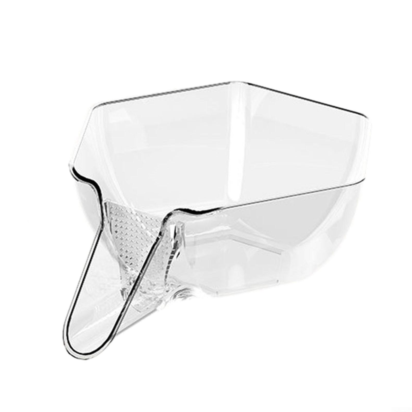 

Угловая конструкция корзины для хранения кухонных инструментов проста в использовании прозрачный