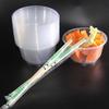 Chahua Disposable Round Plastic Take-out Bowls with Lids