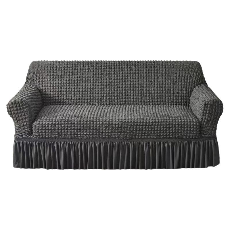 Seersucker Sofa Cover Universal All Inclusive Elastic Sofa Cushion Four Season Universal Dust Proof Sofa Cover 55*40*4CM