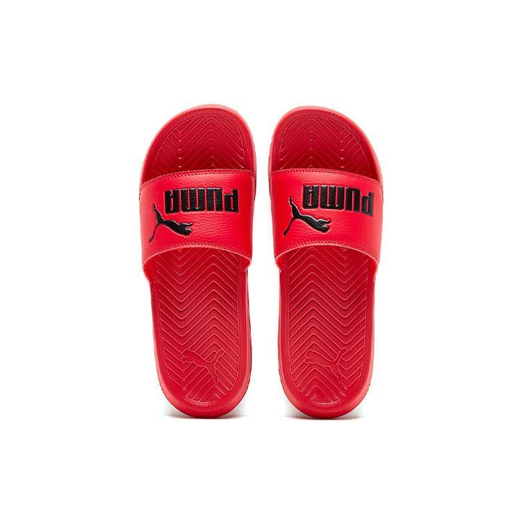 Puma Popcat Red And Black Slippers Men Slippers 360265-18