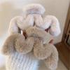Wellenform Haarspange für Frauen Große Haarklammer Bananen-Kieferklemme Plüsch Haargreifer Weiblich Winter Haarschmuck