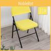 Chair Folding Split Type Two Piece Cover With Solid Color Design For Home Party
