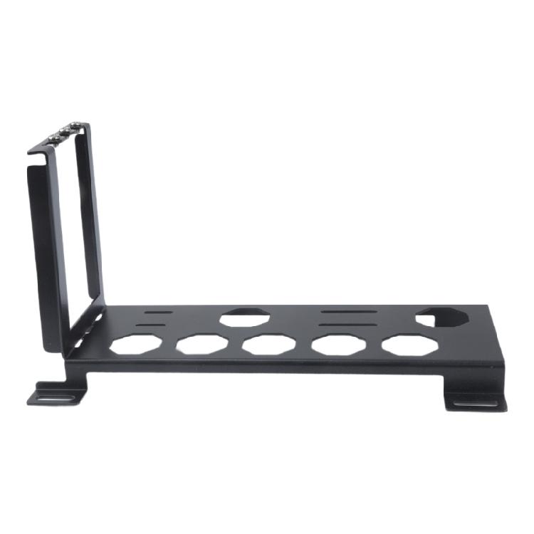 Computer Case Fan Mounted GPU Vertical Bracket Holder With Increased Cooling Efficiency
