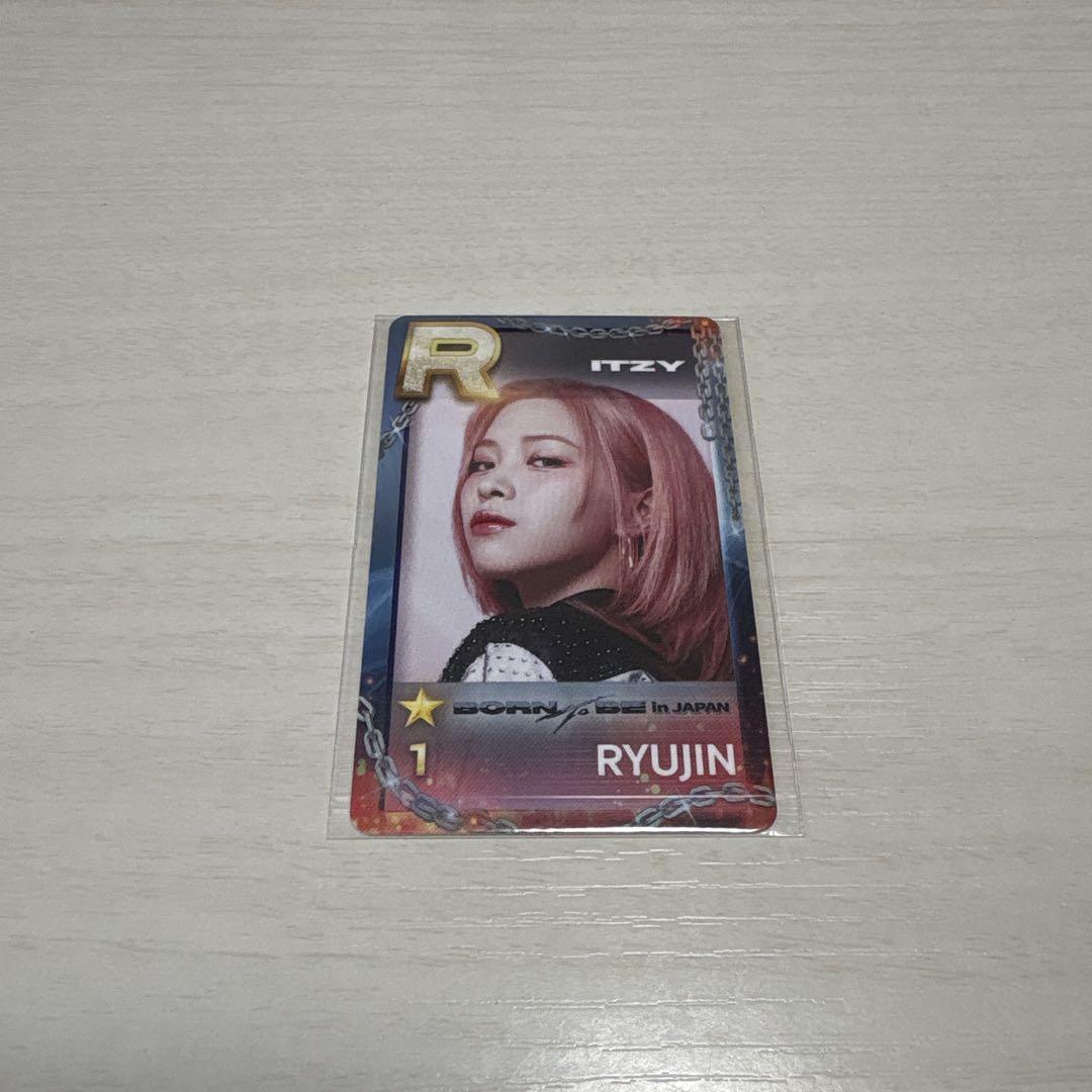 

[USED] ITZY trading card Ryujin SSJYP BORN to BE