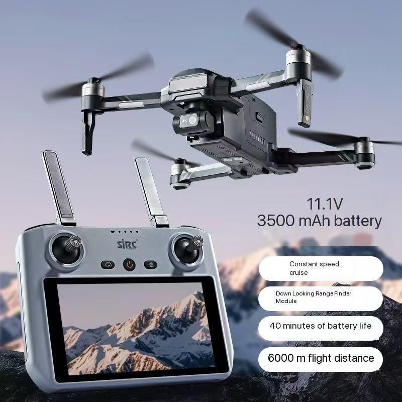 SJRC F22S Drone with 3XR Screen Controller, 8K HD Camera, Three-Axis Gimbal, Long Endurance, Foldable Design.