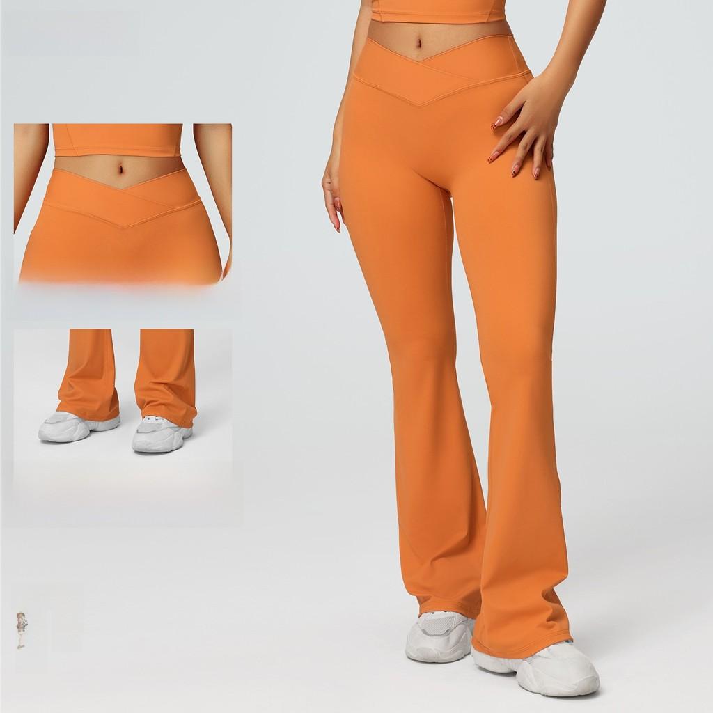 Yoga Pants Women High Waist Flared Leggings With Stretch For Running And Fitness