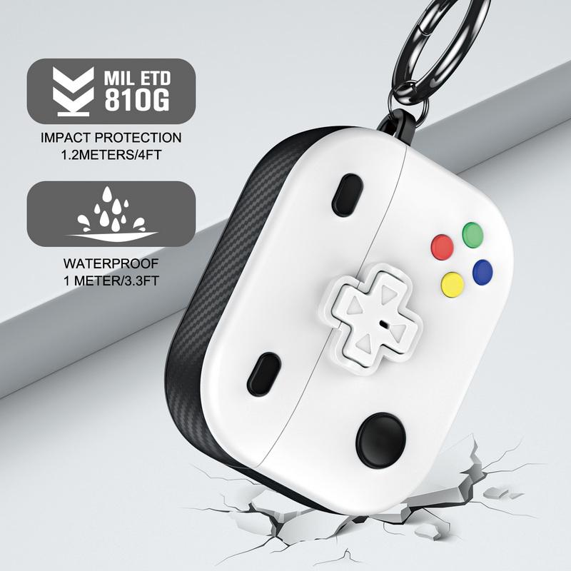 Cartoon 3D Gamepad Earphone Case For AirPods 4 Gen Pro 3 Bluetooth Headset Cover For AirPods Pro 4 3 2 Wireless Earphone Charging Box