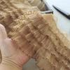 1yard Five Layesr Pleated Mesh Tulle Lace Ruffles Edging Pleated Mesh Trim DIY Sewing Wedding Dress Collar Edge Decor 18cm Wide