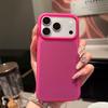 Large Hole Ice Cream Compatible Apple 17ProMax Silicone Matte Case for iPhone16