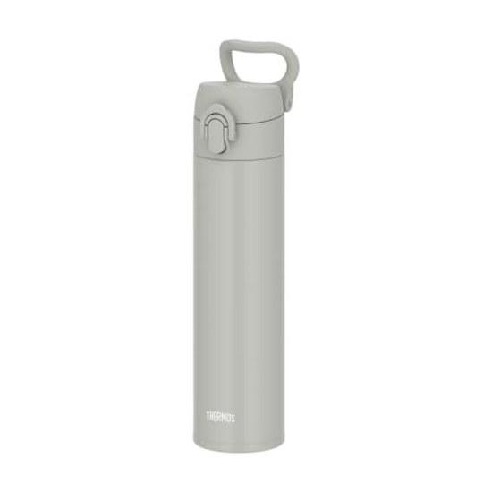 Slim Type Thermos Water Bottle Vacuum Insulated Carry Mug Loop 400ml Moss Gray JPJ-400 MOGY