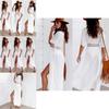 Schickes Damen Spitzen-Häkel-Strandkaftan-Kleid für mühelosen Sommerstil