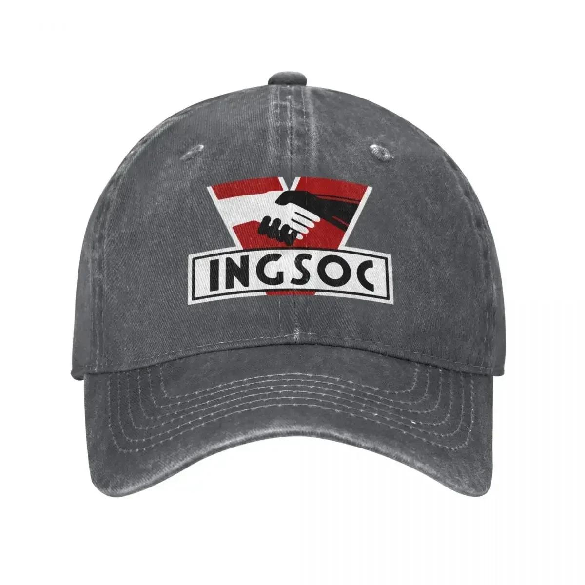 1984 Ingsoc Logo Baseball Cap Custom Cap Tactical Cap Rugby Unisex Hats Women s