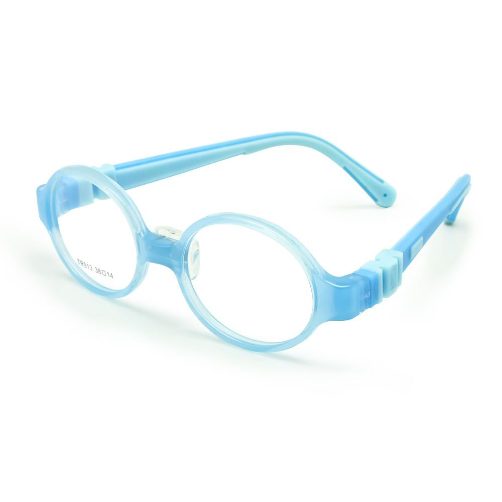 Children Optical Glasses Size 38 With Nose Pad No Screw Bendable Kids Frame Teens Silicone Safety Flexible