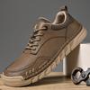 Genuine Leather Mens Casual Shoes New Arrival Male Comfortable Walking Shoe Handmade Mens Stylish Sneakers Non-Slip Men's Shoes