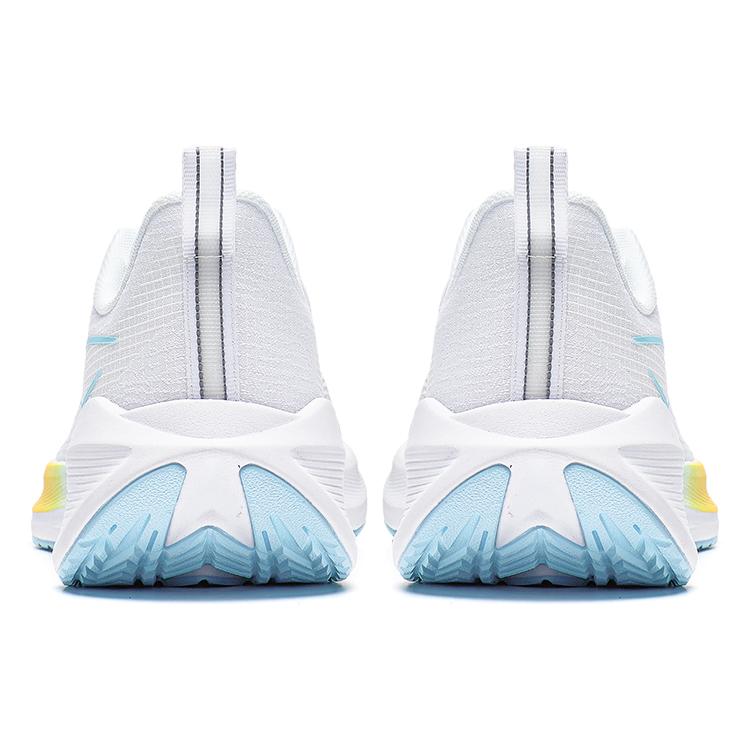 Li Ning Wuyue Cushioning Slip Resistant Abrasion Resistant Breathable Low top Casual Running Shoes Men's White ARST003-1