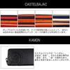 Castelbajac PICCOLO 022617 Round Zipper Long Wallet with Coin Purse, Orange