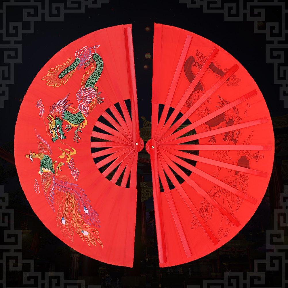 Folding Fan for Includes Fan Tai Chinese Japanese Style Heat Energy Summer Fireworks Summer Unisex Dancing, Bag, Chi, Style, Accessory, Protection,